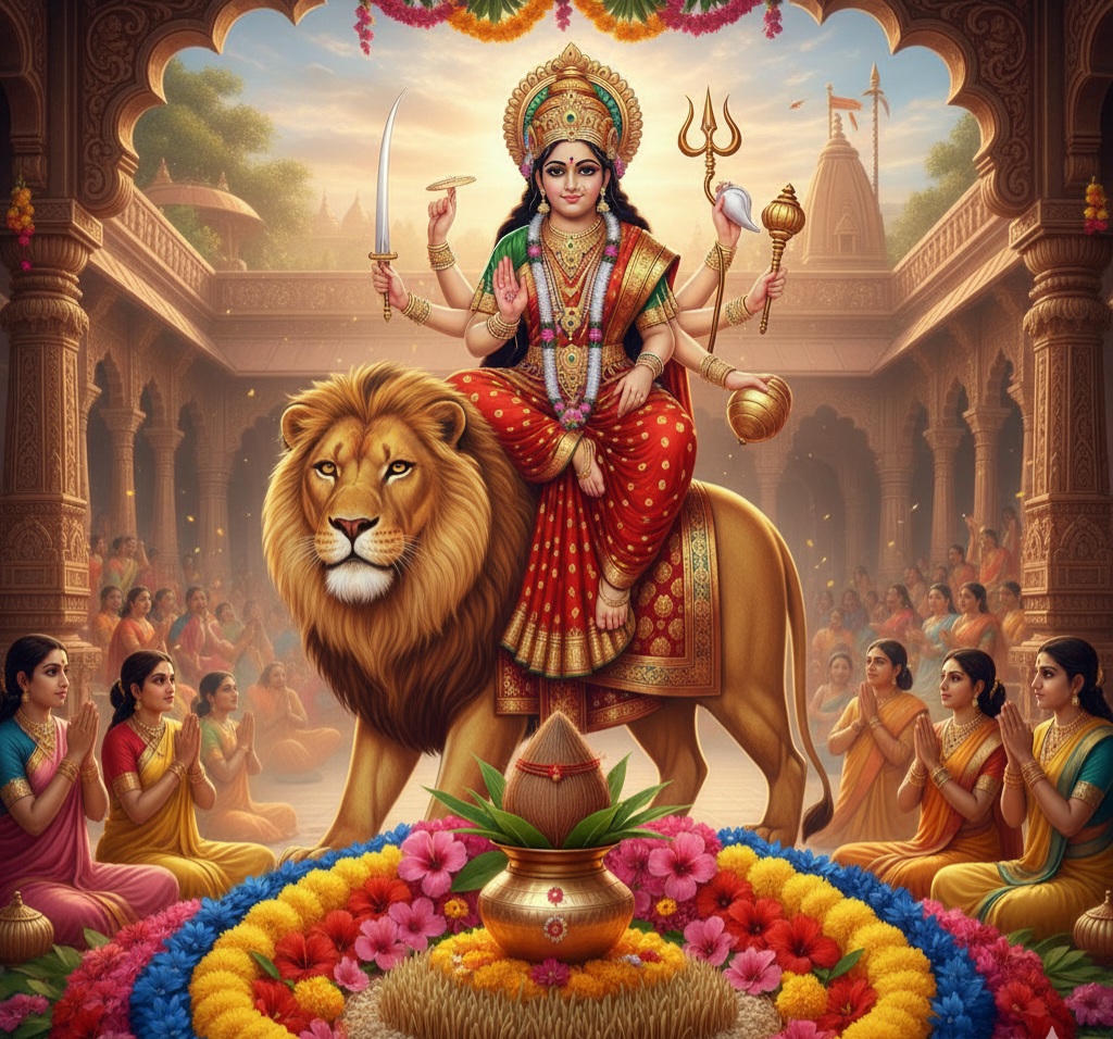 शारदीय नवरात्रि 2025: कल से शुरू होगा मां दुर्गा का महापर्व, 9 साल बाद 10 दिनों की नवरात्रि