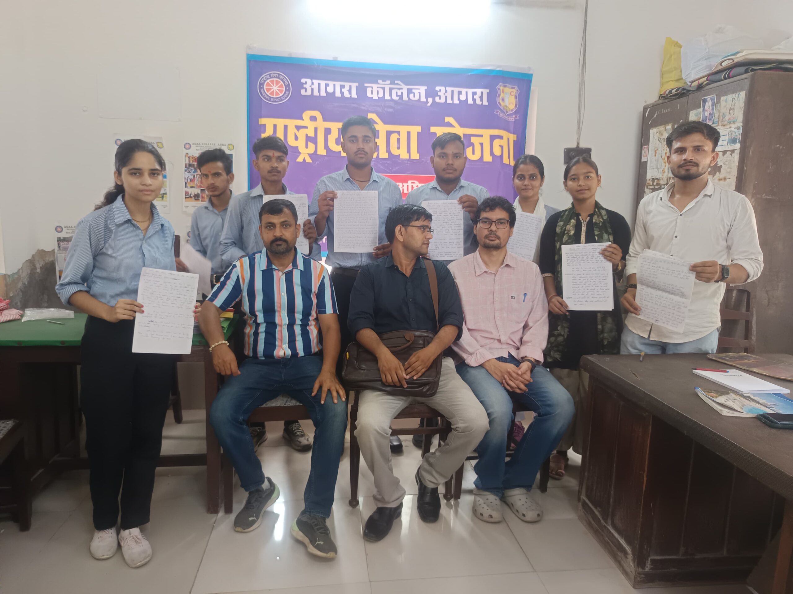 मिशन शक्ति: आगरा कॉलेज में छात्र-छात्राओं ने दिखाया नारी सशक्तिकरण का दम