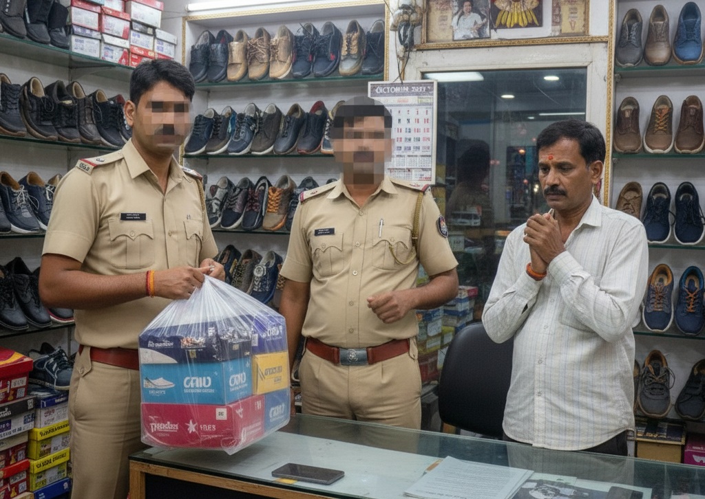 आगरा: ‘जूते-रिश्वत’ मांगने वाले 2 पुलिसकर्मी निलंबित; 9 अन्य के खिलाफ भी जाँच शुरू