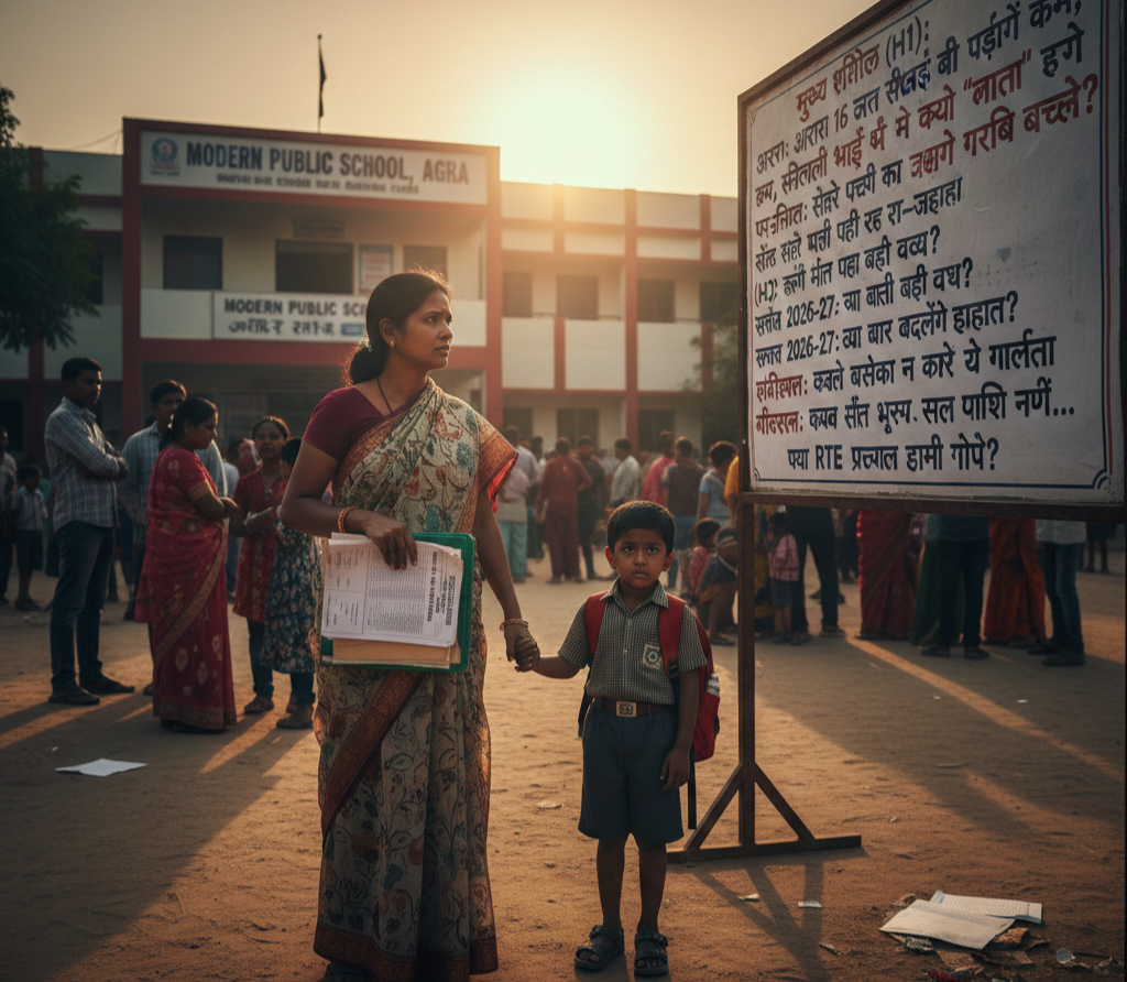 ऑनलाइन लॉटरी का फेर या अभिभावकों की पसंद? आगरा में आरटीई की आधी सीटें भी नहीं भर पाईं; जानें क्या है असली वजह।