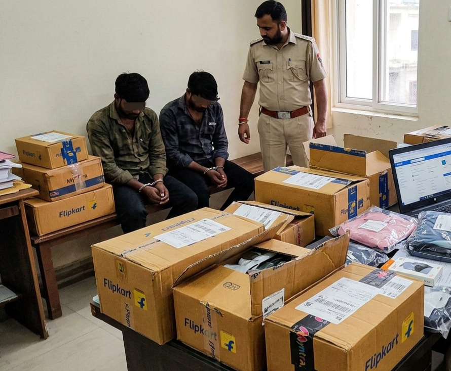 आगरा में डिलीवरी बॉयज का बड़ा खेल: 1300 पार्सलों में हेरफेर कर कंपनी को लगाया 35 लाख का चूना