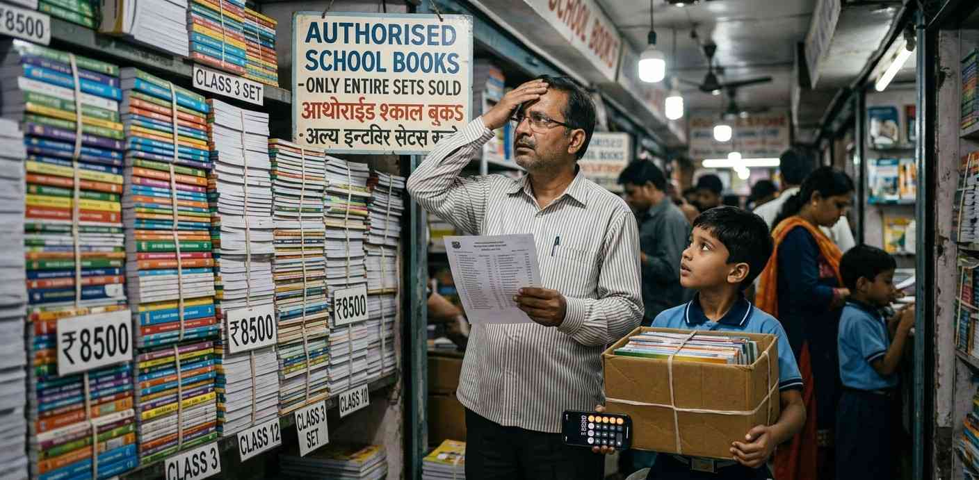 शिक्षा या व्यापार? निजी स्कूलों की मनमानी और महंगी किताबों के बोझ तले दबे अभिभावक