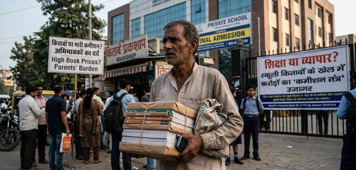शिक्षा या व्यापार? किताबों के ‘कमीशन तंत्र’ में पिसते अभिभावक और सिसकते सपने