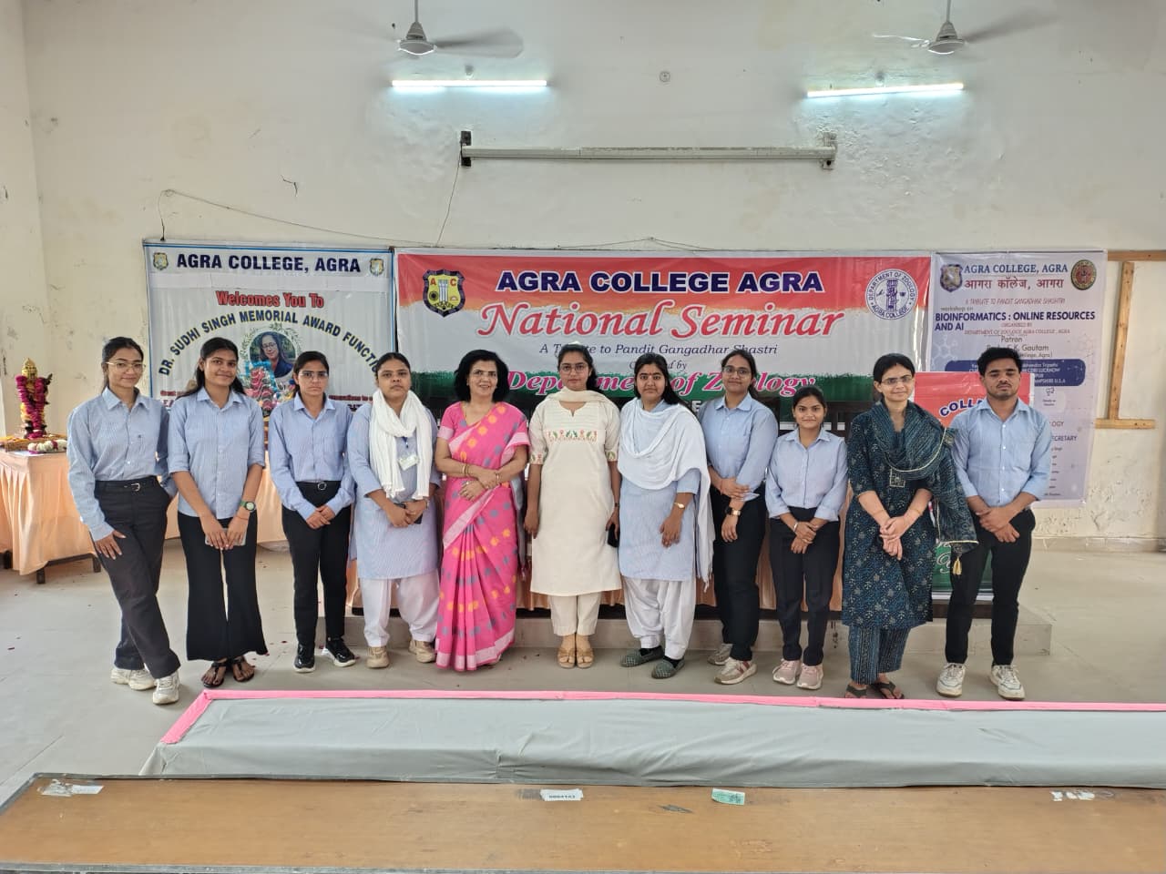 आगरा कॉलेज में ‘बायोइन्फॉर्मेटिक्स और AI’ पर मंथन: तकनीक और परंपरा के संगम से महकी कार्यशाला